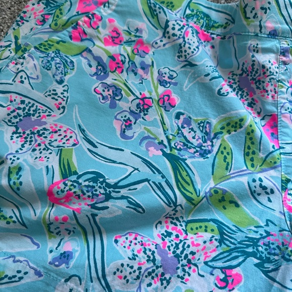 euc Lilly Pulitzer sway this way bali blue ocean view board shorts - Picture 3 of 7